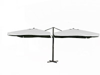 Parasol paralux, astero, wit - afbeelding 1 van  3