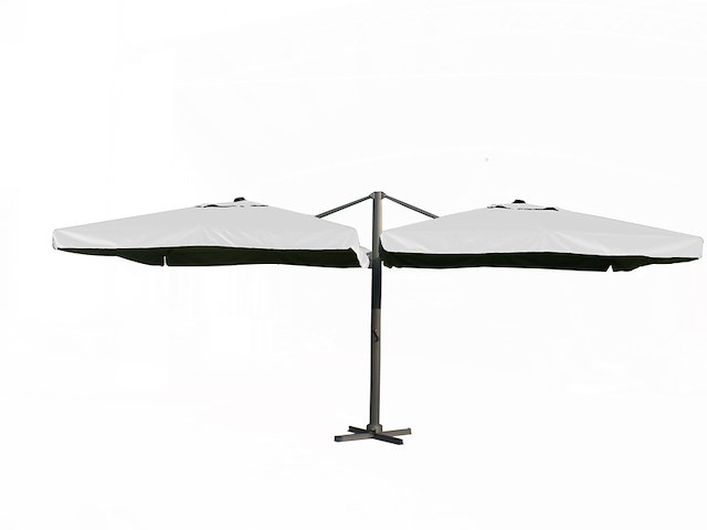 Parasol paralux astero wit - afbeelding 1 van  3