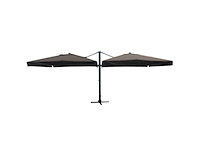 Parasol paralux, dubbel 3x4 m, zwart - afbeelding 1 van  3