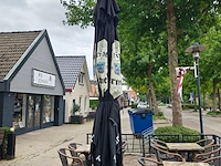 Parasol trippel karmeliet met bevestiging steun - afbeelding 2 van  2