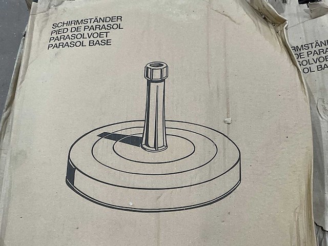 Parasol voet (10x) - afbeelding 4 van  6