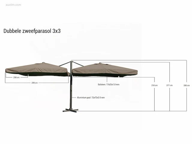 Parasol - afbeelding 2 van  3