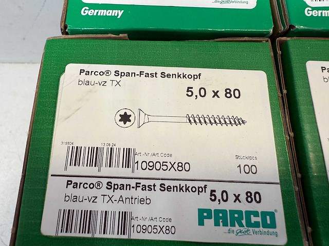 Parco hout schroeven diverse maten 5800 stuks - afbeelding 10 van  10