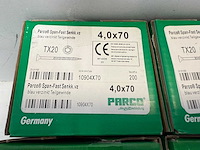 Parco hout schroeven diverse maten 5800 stuks - afbeelding 2 van  10