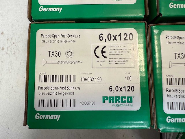 Parco hout schroeven diverse maten 5800 stuks - afbeelding 7 van  10