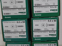 Parco span-fast spaanplaatschroef 5.0 x 60 - 6 dozen á 200 stuks - afbeelding 1 van  2