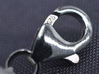 Parel armband met echte parels en een zilveren sluiting - juwelierskwaliteit - afbeelding 5 van  5