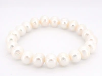 Parel armband met natuurlijke parels - juwelierskwaliteit - afbeelding 2 van  5
