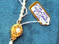 Parel 'heart' collier - ginzu district - afbeelding 3 van  5