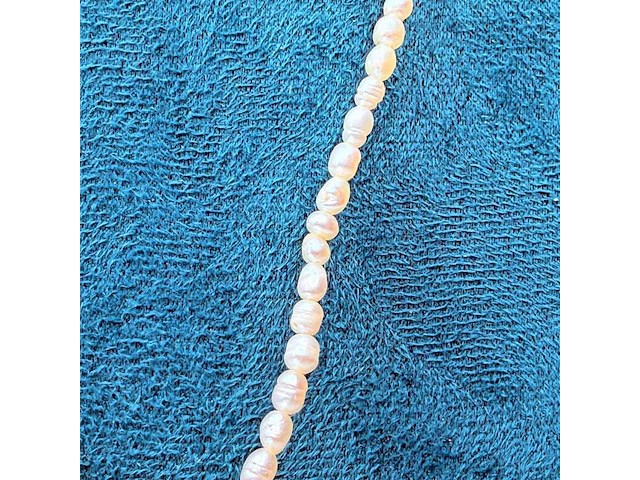 Parel 'heart' collier - ginzu district - afbeelding 4 van  5