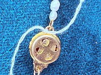 Parel 'heart' collier - ginzu district - afbeelding 5 van  5