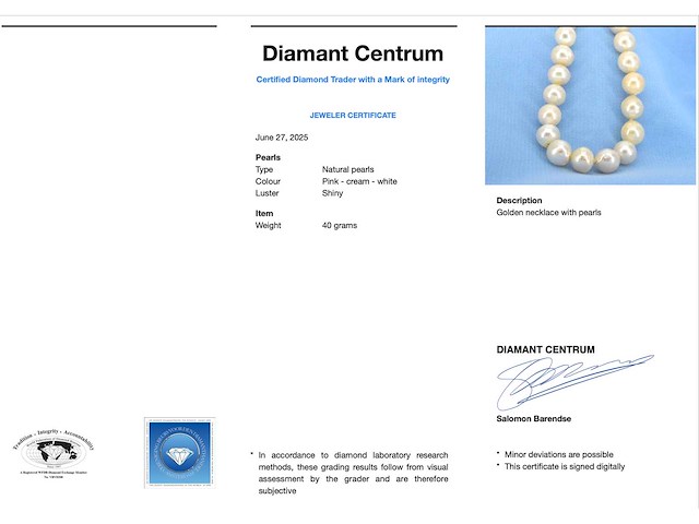 Parel snoer - afbeelding 3 van  4