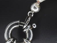 Parelketting met barok parels en een sterling zilveren sluiting - afbeelding 7 van  9