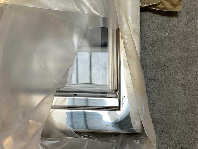 Parema srl stainless steel transparant shower door - afbeelding 2 van  3