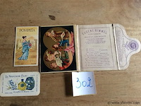 Parfum kaarten + kalender 1877. - afbeelding 1 van  6