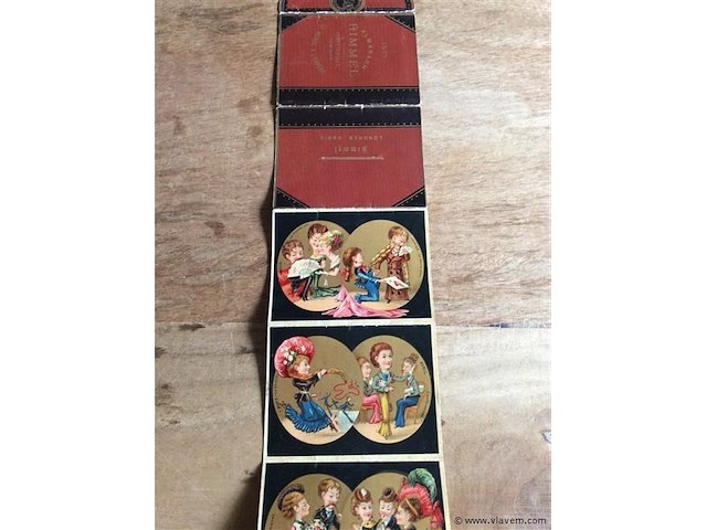 Parfum kaarten + kalender 1877. - afbeelding 5 van  6