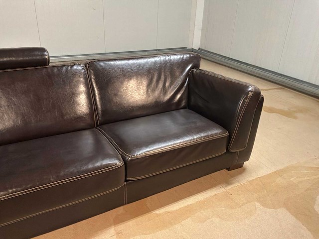 Parijs leren bankstel - afbeelding 1 van  12