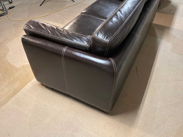 Parijs leren bankstel - afbeelding 2 van  12