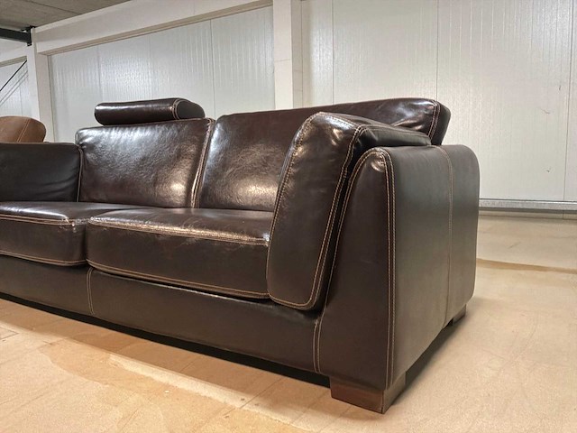 Parijs leren bankstel - afbeelding 6 van  12