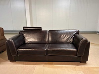 Parijs leren bankstel - afbeelding 9 van  12