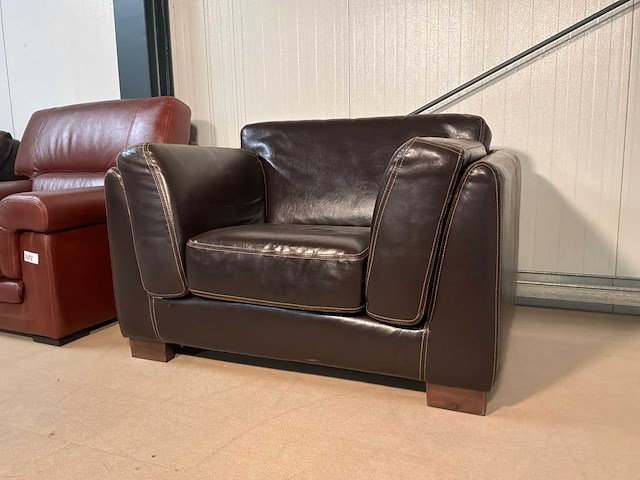 Parijs leren fauteuil - afbeelding 5 van  8