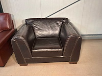 Parijs leren fauteuil - afbeelding 7 van  8