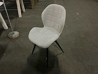 Paris ashgrey silent eetkamerstoel (6x) - afbeelding 1 van  6