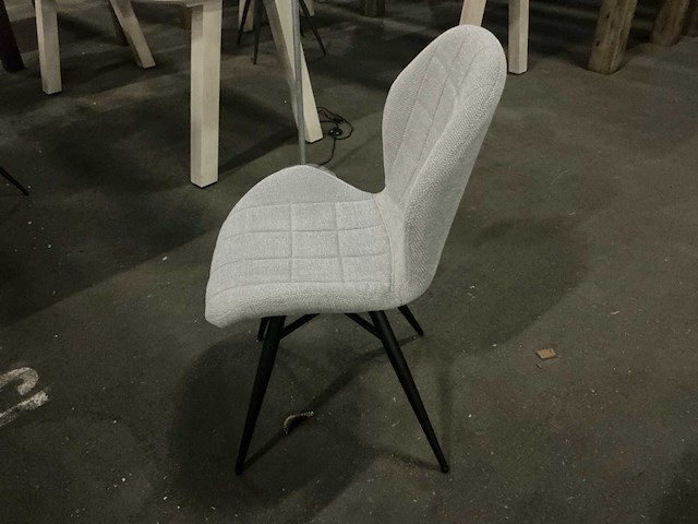 Paris ashgrey silent eetkamerstoel (6x) - afbeelding 3 van  6