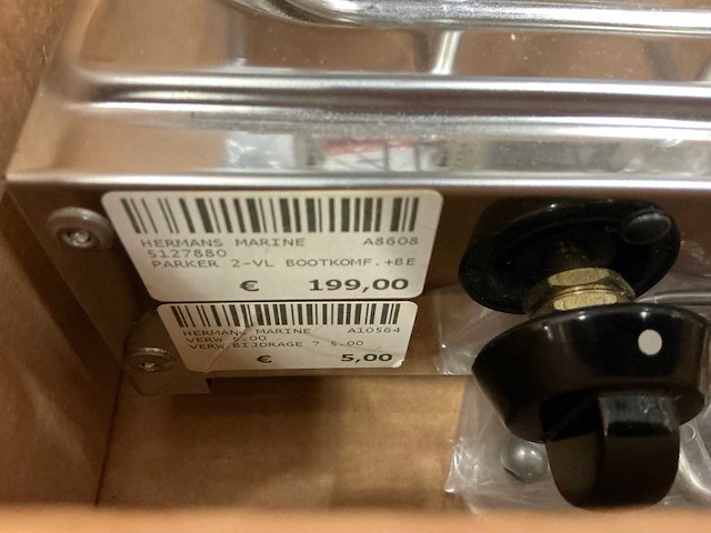 Parker 2-pits boot gasstel - afbeelding 3 van  3
