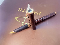Parker 75 thuya 18kt gouden nib vulpen - afbeelding 2 van  5