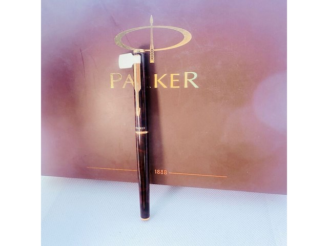 Parker 75 thuya 18kt gouden nib vulpen - afbeelding 4 van  5