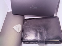 Parker sonnet vulpen 18kt gp nib - brushed steel + zwarte onyx dop - afbeelding 4 van  6