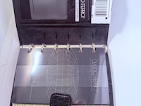 Parker sonnet vulpen 18kt gp nib - brushed steel + zwarte onyx dop - afbeelding 5 van  6