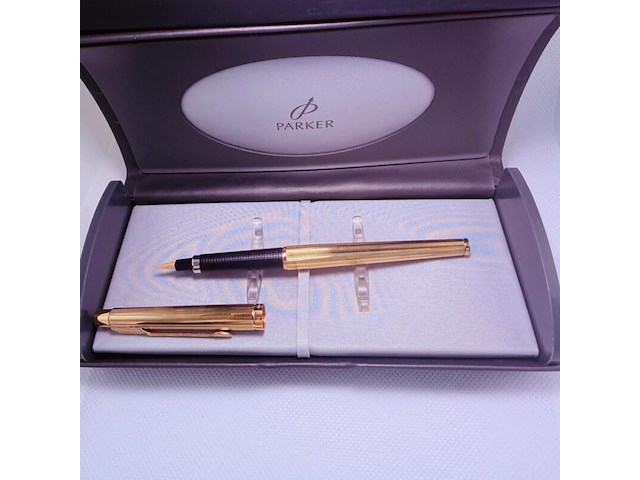 Parker vulpen met goudkeurmerk - new old stock - afbeelding 2 van  8