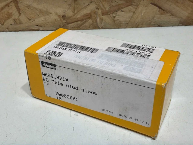 Parker we08lr71x ermeto knie inschroefkoppeling (60x) - afbeelding 4 van  6