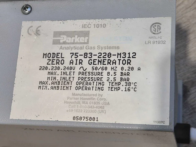 Parker zero ait generator - afbeelding 4 van  5