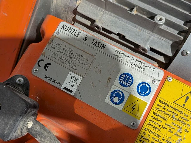 Parketschuurmachine - 230v, künzle & tasin, scorpion, 2014 - afbeelding 6 van  7