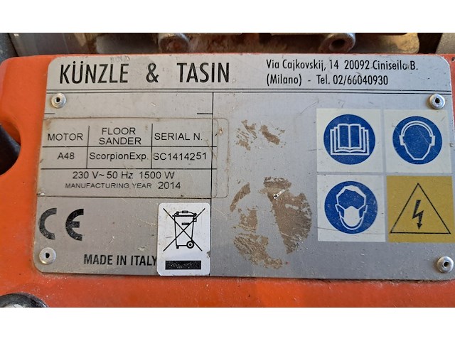 Parketschuurmachine - 230v künzle & tasin, scorpion, bouwjaar 2014 - afbeelding 8 van  12