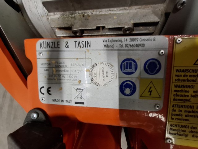 Parketschuurmachine - 230v künzle & tasin, scorpion, bouwjaar 2017 - afbeelding 6 van  8