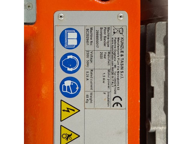 Parketschuurmachine 230v~ künzle & tasin, scorpion, bouwjaar 2020 - afbeelding 8 van  8