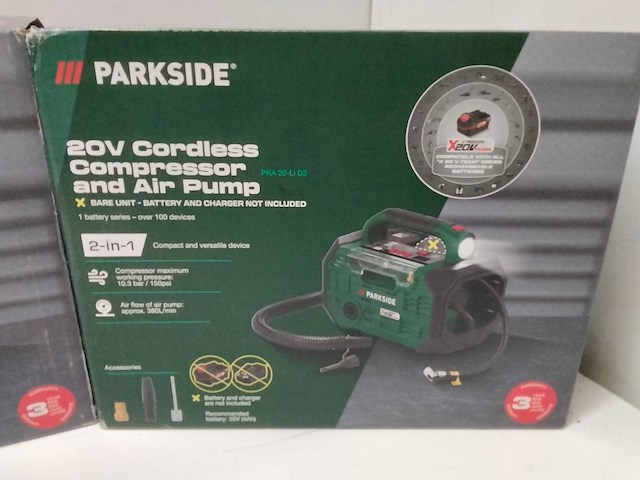 Parkside - luchtcompressor (2x) - afbeelding 2 van  4