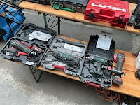 Parkside 2x haakse slijpmachine, 1x slagmoersleutel, 1x multitool
