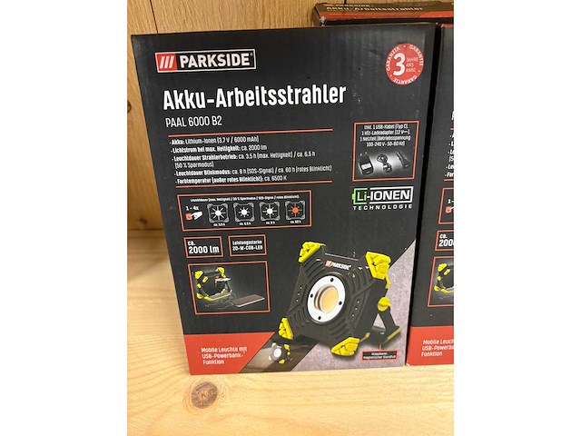 Parkside accu bouwlamp (50x) - afbeelding 2 van  2