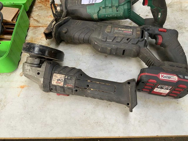 Parkside accu gereedschap (5x) - afbeelding 2 van  4