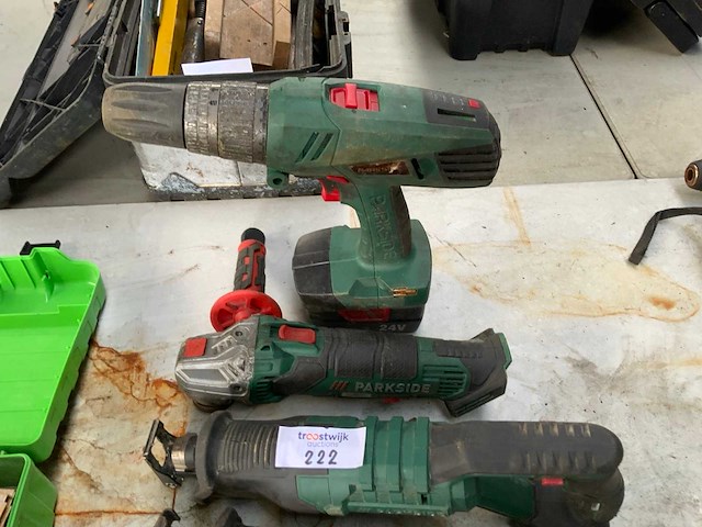 Parkside accu gereedschap (5x) - afbeelding 4 van  4