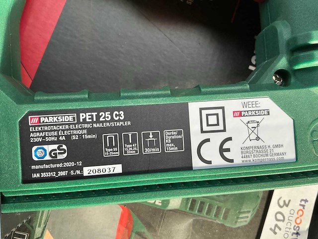 Parkside electrisch gereedschap (2x) - afbeelding 3 van  5