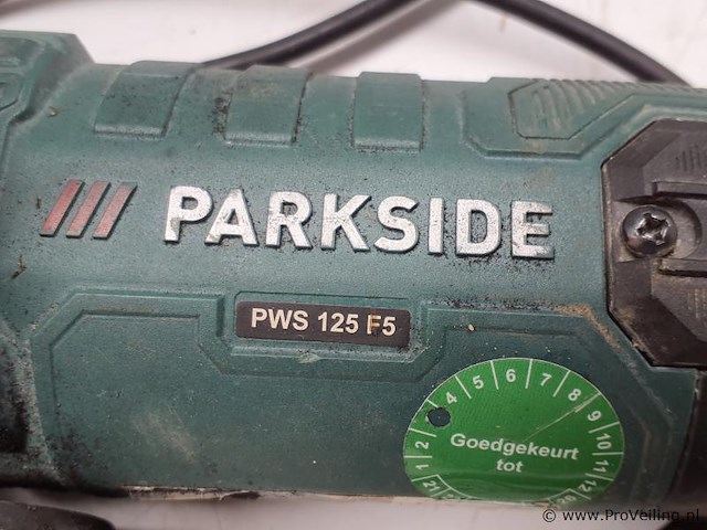 Parkside elektrische haakse slijptol pws 125 f5 - afbeelding 2 van  5