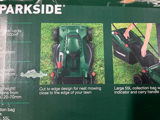 Parkside grasmaaier met snoer - afbeelding 1 van  12