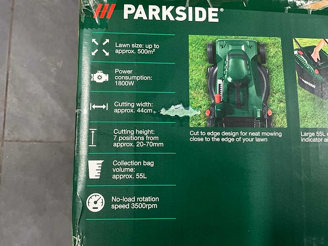 Parkside grasmaaier met snoer - afbeelding 12 van  12