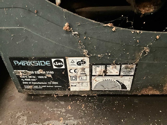 Parkside kh3160 zaagtafel - afbeelding 6 van  6